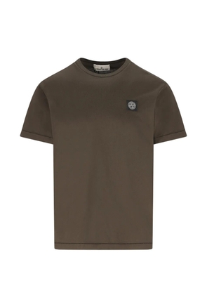 Stone Island logo-patch short-sleeve T-shirt - Green