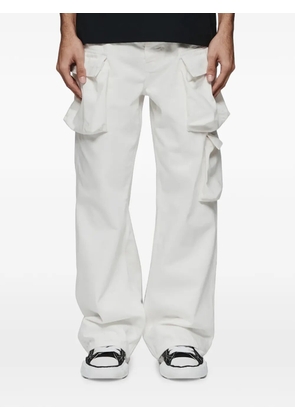 Purple Brand triple-pocket cargo pants - White