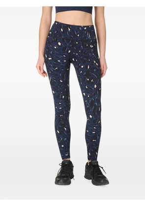 Sweaty Betty Power Gym leopard-print leggings - Blue