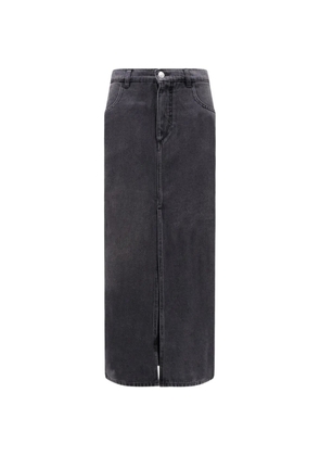 ISABEL MARANT Faharia front-slit skirt - Grey