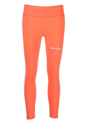 Palm Angels logo-print leggings - Orange