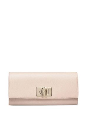 Furla XL 1927 Continental logo-plaque wallet - Neutrals