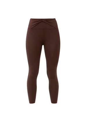 Sweaty Betty All Day cross-over waist leggings - Brown