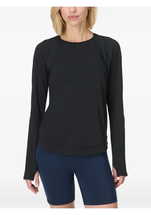 Sweaty Betty Breathe Easy thumb-slot mesh-panel top - Black