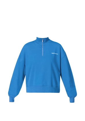 Sweaty Betty Revive half-zip drop-shoulder sweatshirt - Blue