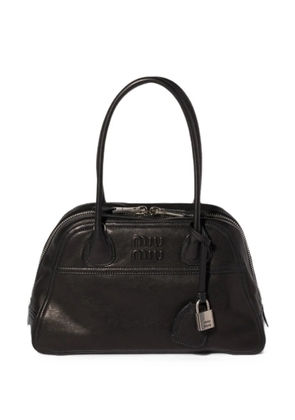 Miu Miu Vivant nappa leather bag - Black