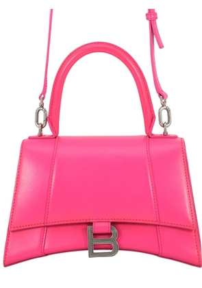 Balenciaga Pre-Owned 2020 Small Shiny Box Calfskin Hourglass satchel - Pink