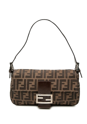 Fendi Pre-Owned 2000-2010 Zucca Canvas Baguette shoulder bag - Brown