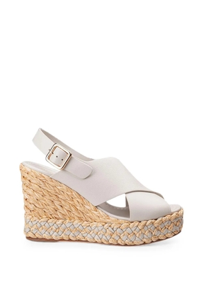 Paloma Barceló Oda Calidis wedge espadrilles - Neutrals