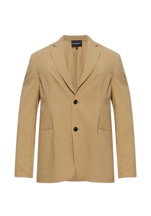 Emporio Armani double-vent blazer - Neutrals
