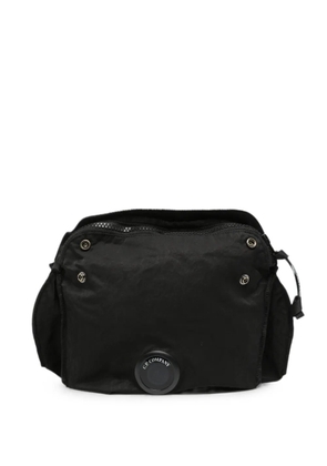 C.P. Company logo-patch belt bag - Black