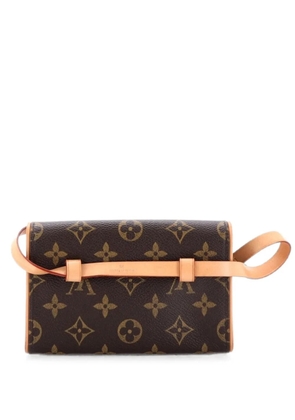 Louis Vuitton Pre-Owned Florentine Waist Bag Monogram Canvas belt bag - Brown