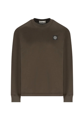 Stone Island logo-patch sweatshirt - Green
