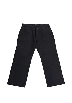 Chrome Hearts Cross Patch double-knee jeans - Black