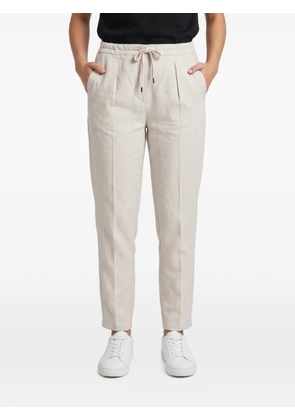 Brunello Cucinelli drawstring trousers - White