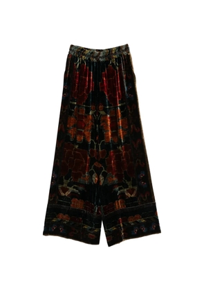 Pierre-Louis Mascia Kanada geometric-pattern trousers - Red