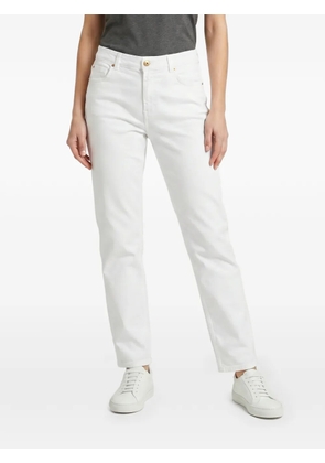 Brunello Cucinelli straight-leg jeans - White