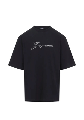 Jacquemus logo-print T-shirt - Black