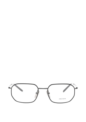 Prada Eyewear geometric-frame glasses - Black