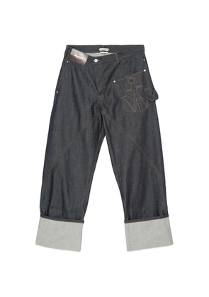 JW Anderson button-fastening wide-leg jeans - Blue