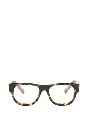 Prada Eyewear tortoiseshell-effect rectangle-frame glasses - Brown