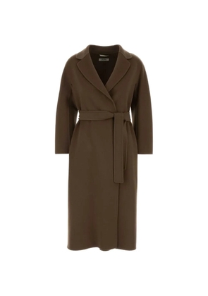 'S Max Mara Esturia belted wool coat - Brown