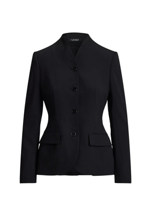 Lauren Ralph Lauren collarless single-breasted jacket - Black