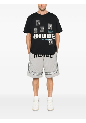 RHUDE logo-print shorts - Grey