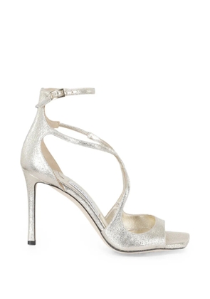 Jimmy Choo Azia leather sandals - Silver