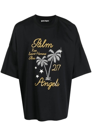 Palm Angels Palm Paris cotton sweatshirt - Black