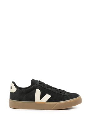 VEJA Campo suede logo-patch sneakers - Black