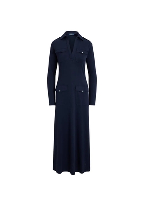 Polo Ralph Lauren Carmen pocket-detail maxi dress - Blue
