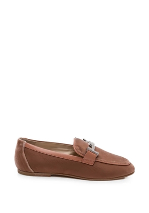 Tod's velvet loafers - Brown