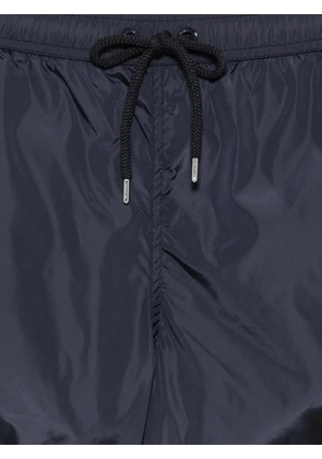 Moncler Boxer Mare logo-patch drawstring swim shorts - Blue