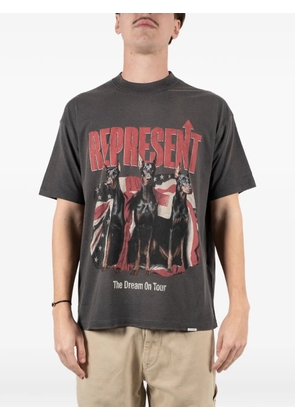 Represent Dream on Tour graphic-print T-shirt - Grey