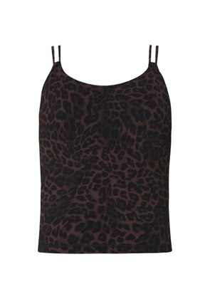Sweaty Betty leopard-print top - Brown