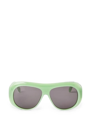 Palm Angels Eyewear Elfin pilot-frame sunglasses - Green