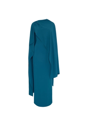 Roksanda Deena cape-detail maxi dress - Green