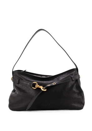Miu Miu Pre-Owned Aventure Shoulder Bag Leather Regular hobo bag - Black
