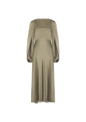 Roksanda Koda cape-sleeve dress - Green