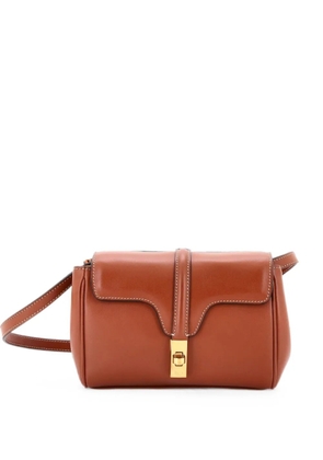 Celine Pre-Owned Soft 16 Bag Smooth Calfskin Mini crossbody bag - Brown