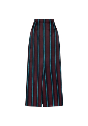 Roksanda Huda striped midi skirt - Brown