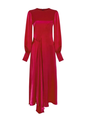 Roksanda Hayat long-sleeve midi dress - Red