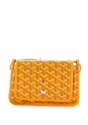 Goyard Pre-Owned Plumet Clutch Wallet Coated Canvas crossbody bag - Yellow