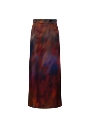 Roksanda Irma printed maxi skirt - Red