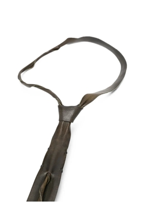 Layer Zero leather tie - Green