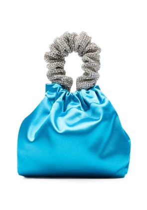 TWENTY FOURHAITCH Anaan crystal-embellished clutch bag - Blue