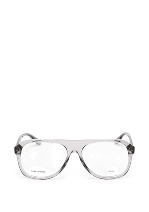 Marc Jacobs transparent pilot-frame glasses - Grey