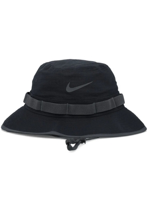 Nike logo-print bucket hat - Black