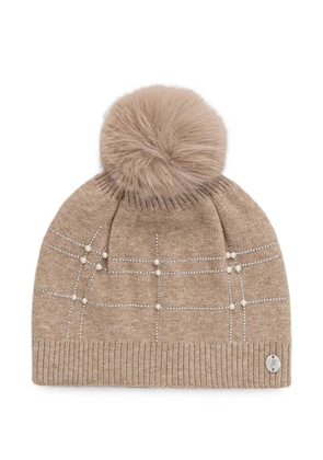 Joseph Ribkoff pom pom detail beanie - Neutrals